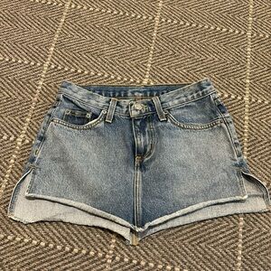 Carmar denim mini skirt
